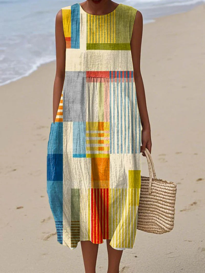 Poppy™ | Graceful Modern Patterned Dress