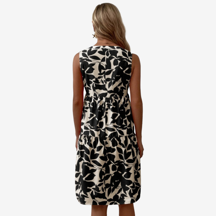 Séraphine™ | Timeless Botanical Print Dress