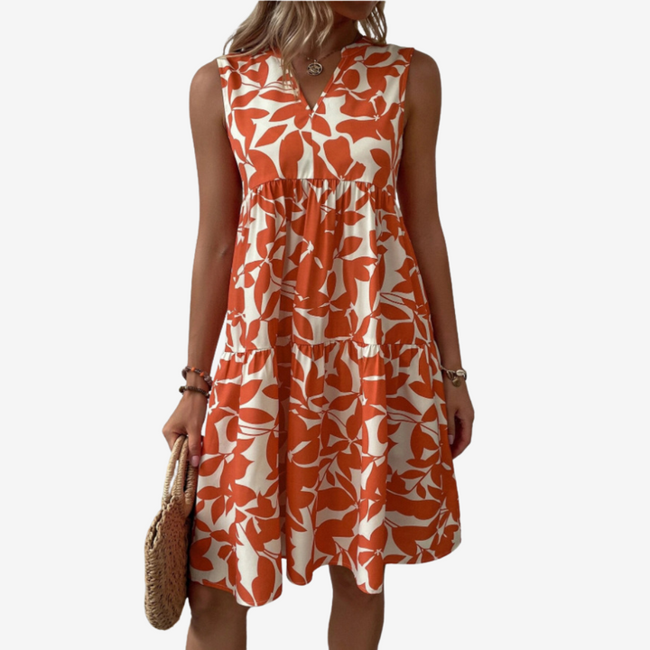 Séraphine™ | Timeless Botanical Print Dress