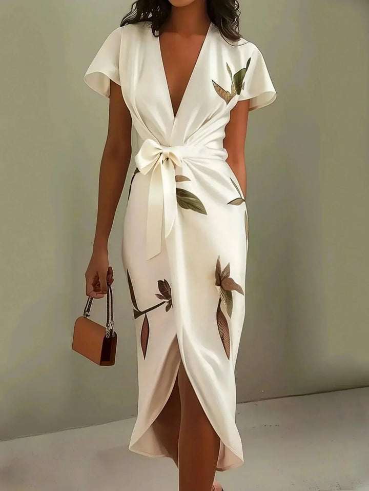 Amira™ | Sophisticated Wrap Maxi Dress