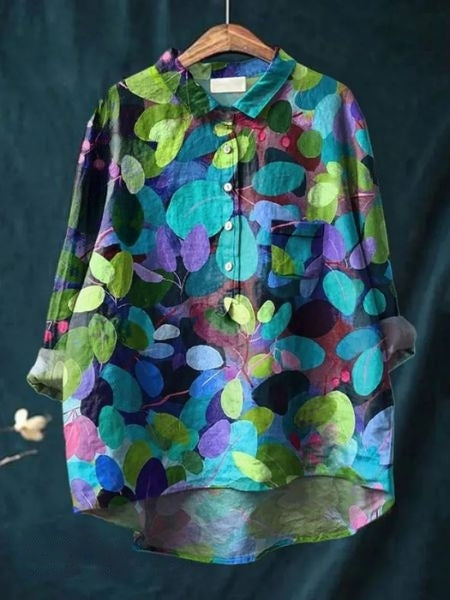 Donna™ | Tummy covering floral shirt