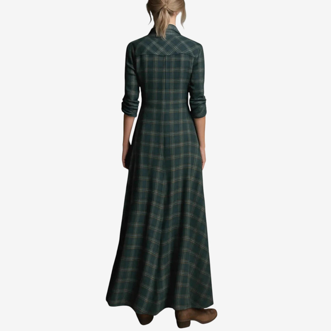 Cécile™ | Classic & Chic Maxi Shirt Dress