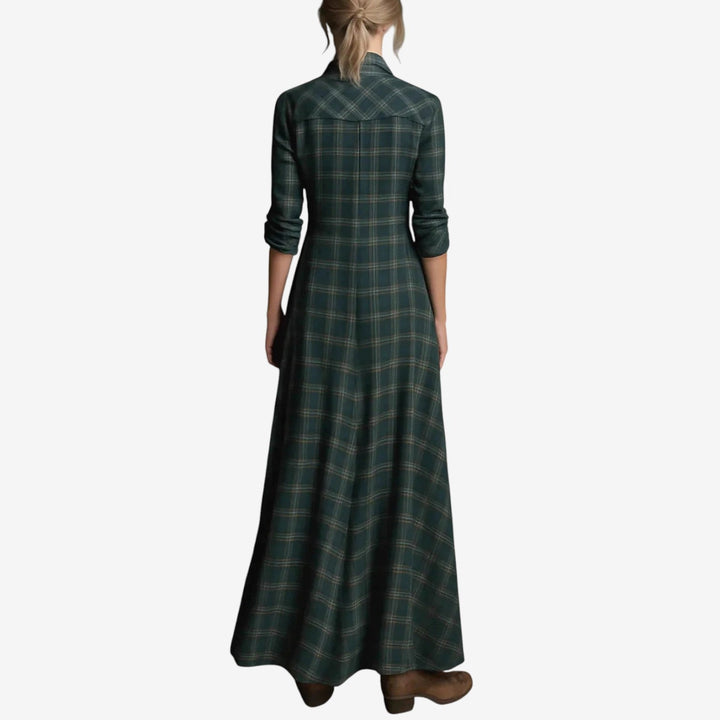 Cécile™ | Classic & Chic Maxi Shirt Dress