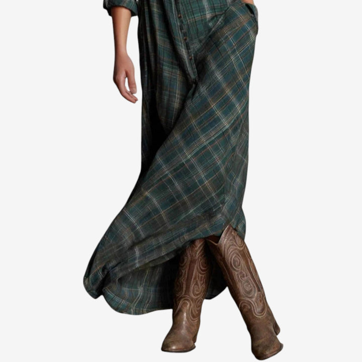Cécile™ | Classic & Chic Maxi Shirt Dress