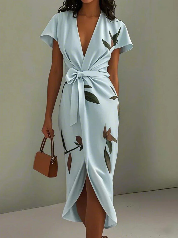Amira™ | Sophisticated Wrap Maxi Dress