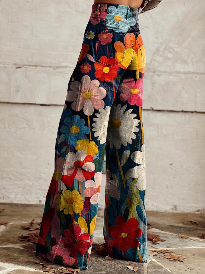 Annika™ | Timeless Floral Boho Pants